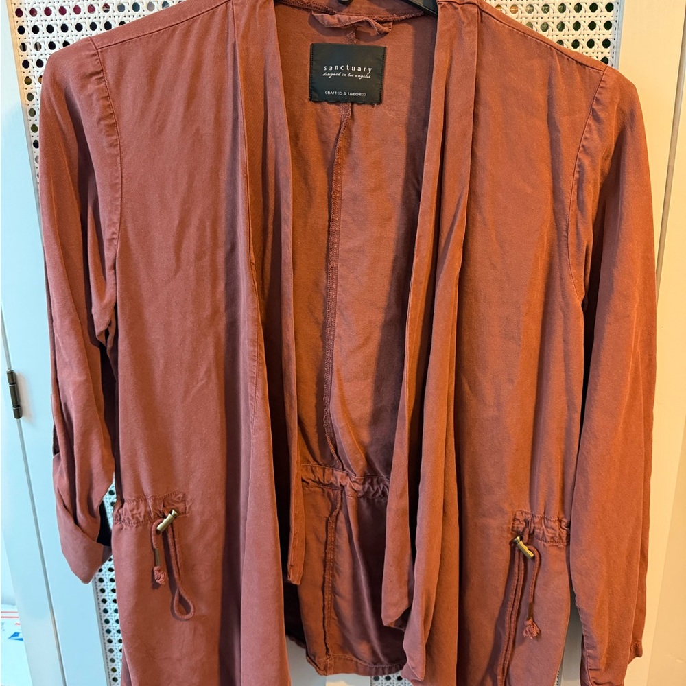 Sanctuary Women's Rust Fitted Jacket